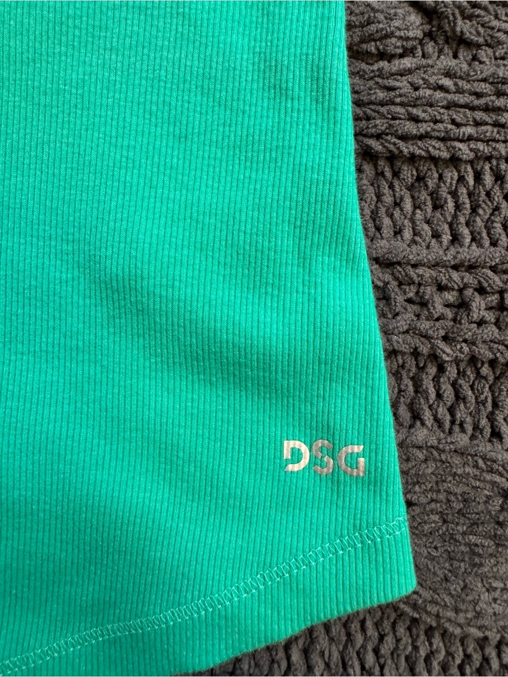 DSG Green Ribbed Tank Top (Women's, Medium) - Picture 4 of 7